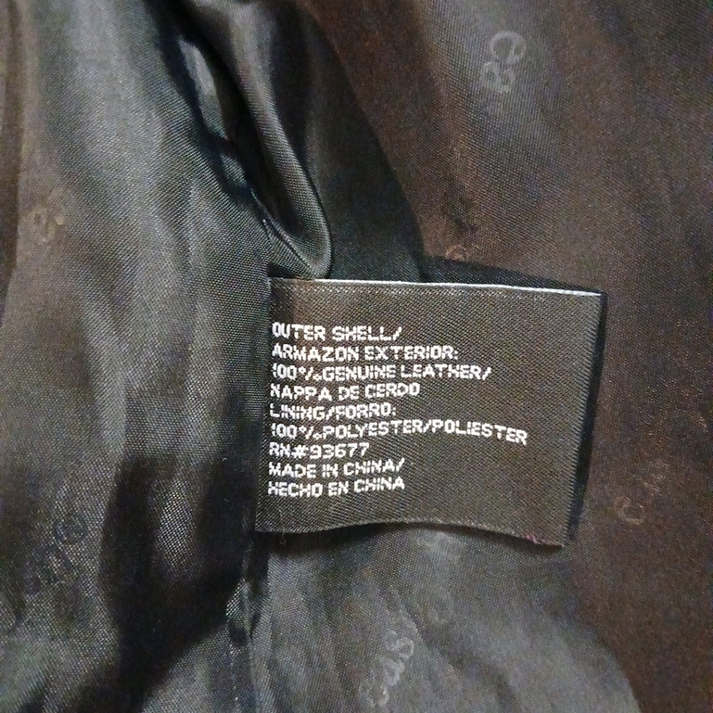 Vintage East 5th Women's Classic Black Genuine Leather Jacket Size Petite Medium - Picture 8 of 12